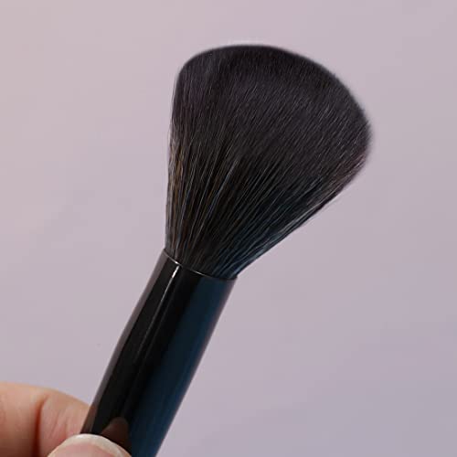 Image of MINISO Makeup Brush Set, Premium Soft Eye Shadow Powder Eyebrow Brush Concealer Brush, Black, 12Pcs