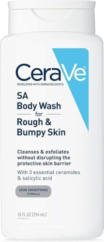 CeraVe Salicylic Acid Body Wash, Exfoliates Rough and Bumpy Skin, 10oz