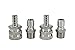 Concord 304 Stainless Steel Quick Disconnect Barb Hose with MPT Set. Home Brewing Mash Tun. 2 Pack (Barb Female/MPT Male)