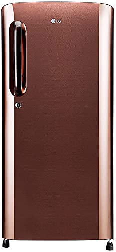 Image of LG 190 L 4 Star Inverter Direct-Cool Single Door Refrigerator (GL-B201AASY, Amber Steel)