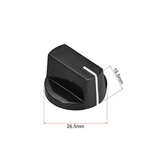 sourcing map 4Pcs 6mm Bouton Potentiomètre Guitare Contrôle Acrylique Volume Ton Bouton Noir - Les Beatles, Paul McCartney, John Lennon, RIngo Starr, George Harrison sourcing map 4Pcs 6mm Bouton Potentiomètre Guitare Contrôle Acrylique Volume Ton Bouton Noir – Image 3