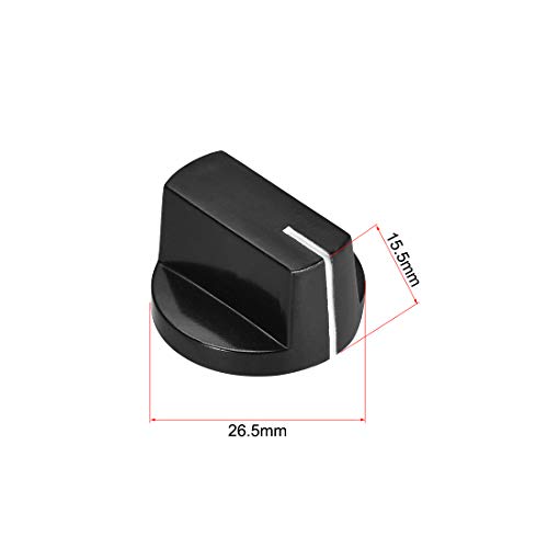 sourcing map 4Pcs 6mm Bouton Potentiomètre Guitare Contrôle Acrylique Volume Ton Bouton Noir - Les Beatles, Paul McCartney, John Lennon, RIngo Starr, George Harrison sourcing map 4Pcs 6mm Bouton Potentiomètre Guitare Contrôle Acrylique Volume Ton Bouton Noir – Image 4