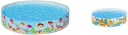 Intex Snap Set Paddling Water Pool for Kids (5ft)&Intex Snapset Water Pool - 4 Feet