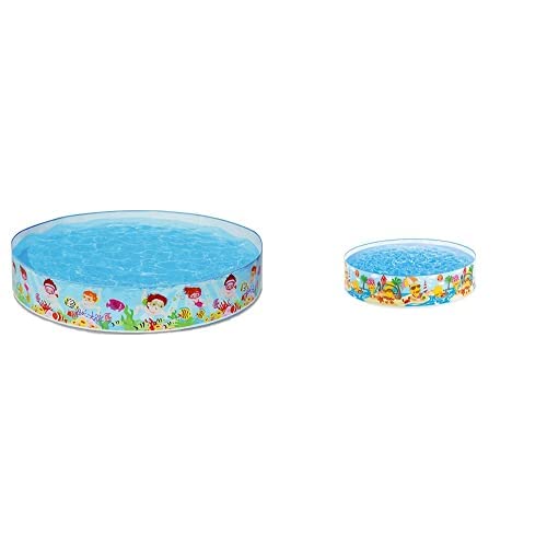 Intex Snap Set Paddling Water Pool for Kids (5ft)&Intex Snapset Water Pool - 4 Feet