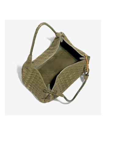 Bolso tejido para mujer con asa y cartera incluida miniatura 5