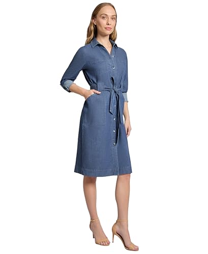 Jones New York Women's Pork Chop Pkt Tie Dress2