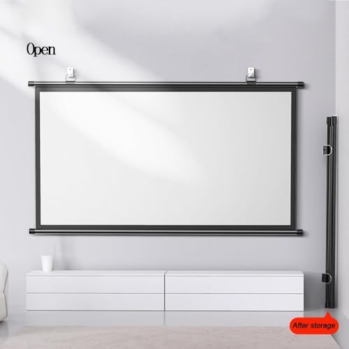 Pantalla de proyector manual 72 pulgadas 16:9 miniatura 2