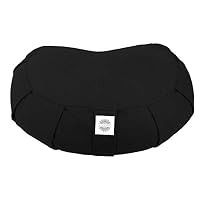 Vivezen Pouf De Méditation Rond – Coussin Zafu 35x35x15 Cm – Garniture En Cosses De Sarrasin – 4 Couleurs – Idéal Pour Yoga Et Relaxation
