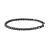 [Garantie] 2 Jahre Jewels Herren Armband aus Stahl,Zirkone,IP schwarz - JM222AVC02