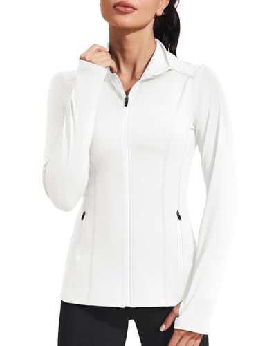 PINSPARK Sportjacke Damen Laufjacke Langarm Atmungsaktive Sportjacke...
