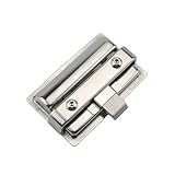 CHMIFTNX Flat Lock 304 Stainless Steel Industrial Automation Equipment Box Cabinet Door Toolbox Embedded Square Plate Lock