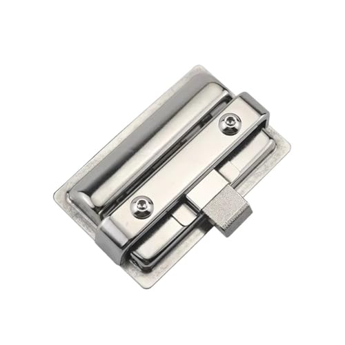CHMIFTNX Flat Lock 304 Stainless Steel Industrial Automation Equipment Box Cabinet Door Toolbox Embedded Square Plate Lock