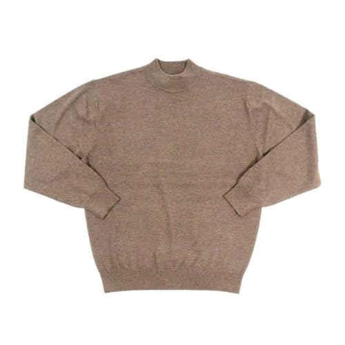 Men's Solid Color Mock Turtleneck Sweater