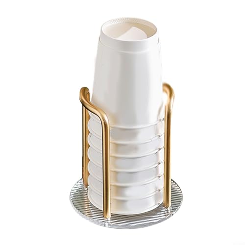 Portabicchieri funzionale e ordinato, facile installazione, look alla moda (singolo)