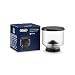 Produktbild De'Longhi Bohnenbehälter DLSC403, austauschbarer Bohnenbehälter für De'Longhi Rivelia Kaffeevollautomat, inkl. 250g Kaffeebohnen, Schwarzer Deckel