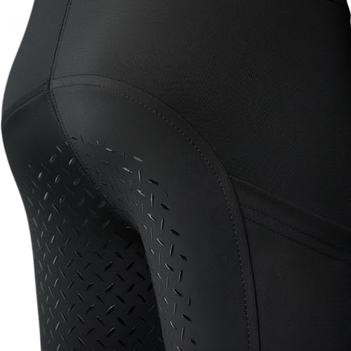 PFIFF 103100 Reitleggings Selina Kinder, mit Handytasche, Schwarz 158/164