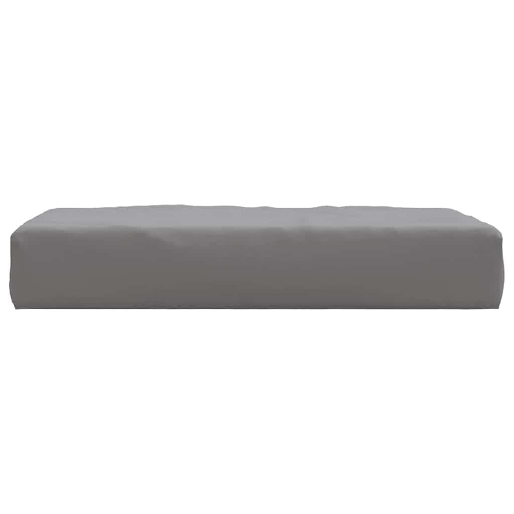 vidaXL Coussin de Palette, Galette de Siège Imperméable, Coussin de Jardin, Décoration d'Extérieur Terrasse, Gris 60x60x9,5 cm Tissu Oxford