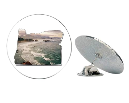 Oregon Coast I Love Oregon Native Local Metal 0.75