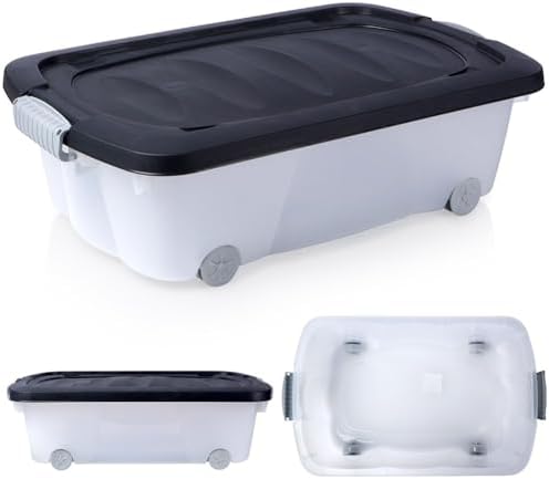 Organisateur pour outils plastique 29,5x19,5 x16cm boîtes rangement 4 compartiments tiroirs butée de fin caisse rangement atelier - Bricolage