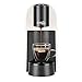 Caffitaly System, Macchina Caffè Volta S35 per Capsule Originali Caffitaly, Veloce e Silenziosa, Sistema Multibevanda, Dosaggio Automatico, Accensione Rapida, Autospegnimento, 42kWa, Bianca