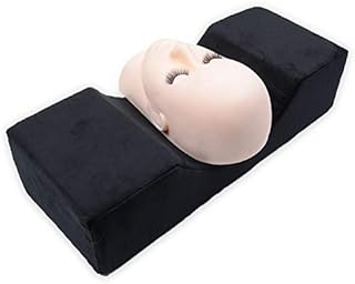 Memory Foam Pillow Home Salon Neck Pillow Beauty Makeup Eyelash Extension Curve Pillow Cushion for Eyelash Extension Makeup (1 pc)