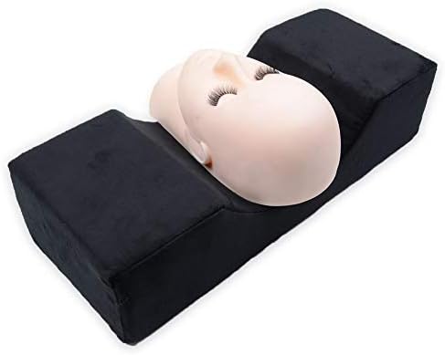 Memory Foam Pillow Home Salon Neck Pillow Beauty Makeup Eyelash Extension Curve Pillow Cushion for Eyelash Extension Makeup (1 pc)