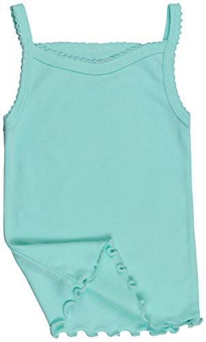 ToBeInStyle Girl's 4 Pack Ruffle Hem Spaghetti Strap Tank Tops4