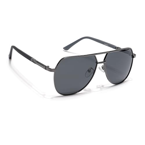 Image of EYEJACK by Voyage UV Protected & Polarized Aviator Sunglasses for Men & Women