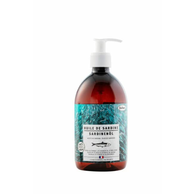 Bubimex Huile de Sardine pour Chien et Chat 500mL