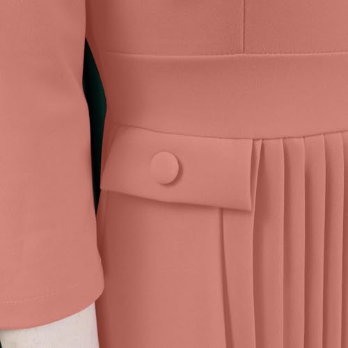 Image of Wear to Work Midi Dress for Women Business Casual A-line Dress Elegance Church Outfits