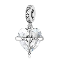 d-April Birthstone Charm