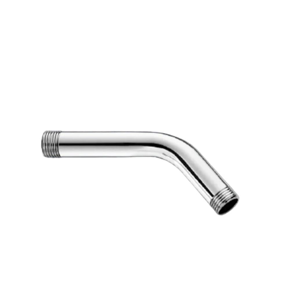 FRAOMHFW 1PC Stainless Steel Shower Head Extension Arm Straight Angled Extra Hose Pipe Shower G1/2" Connection 15/20/25/30/35cm(15cm)