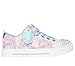 Skechers Kids Twinkle Toes Twinkle Sparks-Underwater Magic Sneaker, White/Multi, 5 Toddler