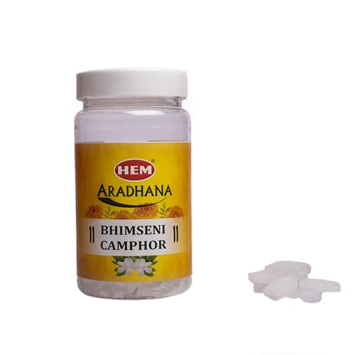 Hem Aradhana Bhimseni Camphor – 100% Pure & Natural Camphor for Rituals, Havan, and Meditation | Long-Lasting, Eco-Friendly Camphor for Spiritual Practices, Purification & Aromatic Use (B0DBVV13L4) Amazon Price History, Amazon Price Tracker