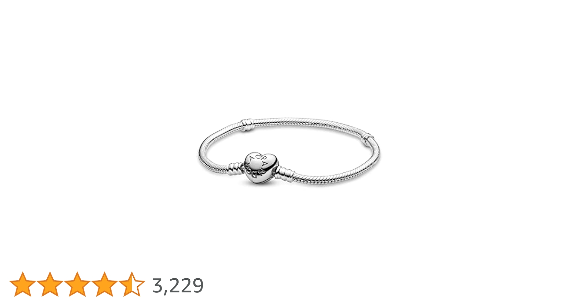 本日限定　パンドラ　ブレスレット　新品未使用 PANDORA パンドラ ブレスレット Moments Heart & Snake Chain