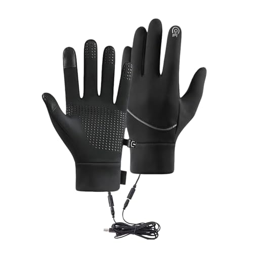 Masoog Guantes calefactables para mujer | Manoplas USB para pantalla táctil | Manoplas calefactadas para mujer | para motocicleta invierno entrenamiento conducción, esquí, trabajo, gimnasio