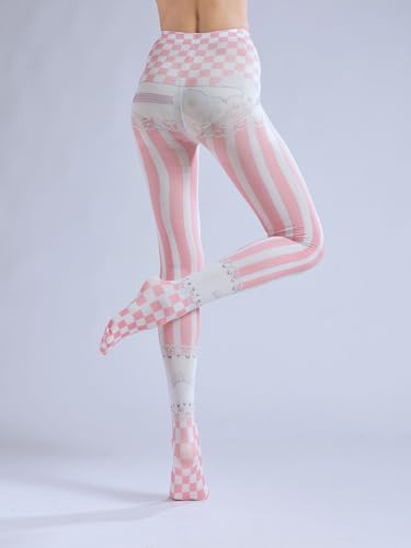 Image of Sahabowi Women's Sheer Tights, Digital Print Designs Stockings