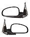 Mirror Compatible with 2001-2006 Kia Optima/Magentis Power Manual Folding LX Model Paintable Passenger and Driver Side