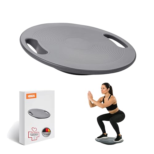 Premium Balance Board inkl. Antirutsch Boden, Hochwertiges Wackelbrett, Stärkt deine Balance, Für Erwachsene & Kinder, Balancierbrett
