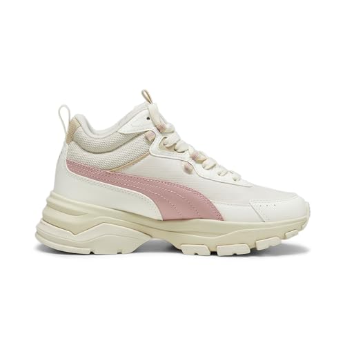 PUMA Womens Cassia Via Mid Lace Up Sneakers Shoes Casual - Off White3