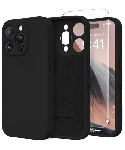 Image of Magnetic for iPhone 16 Pro Max Case Silicone Black