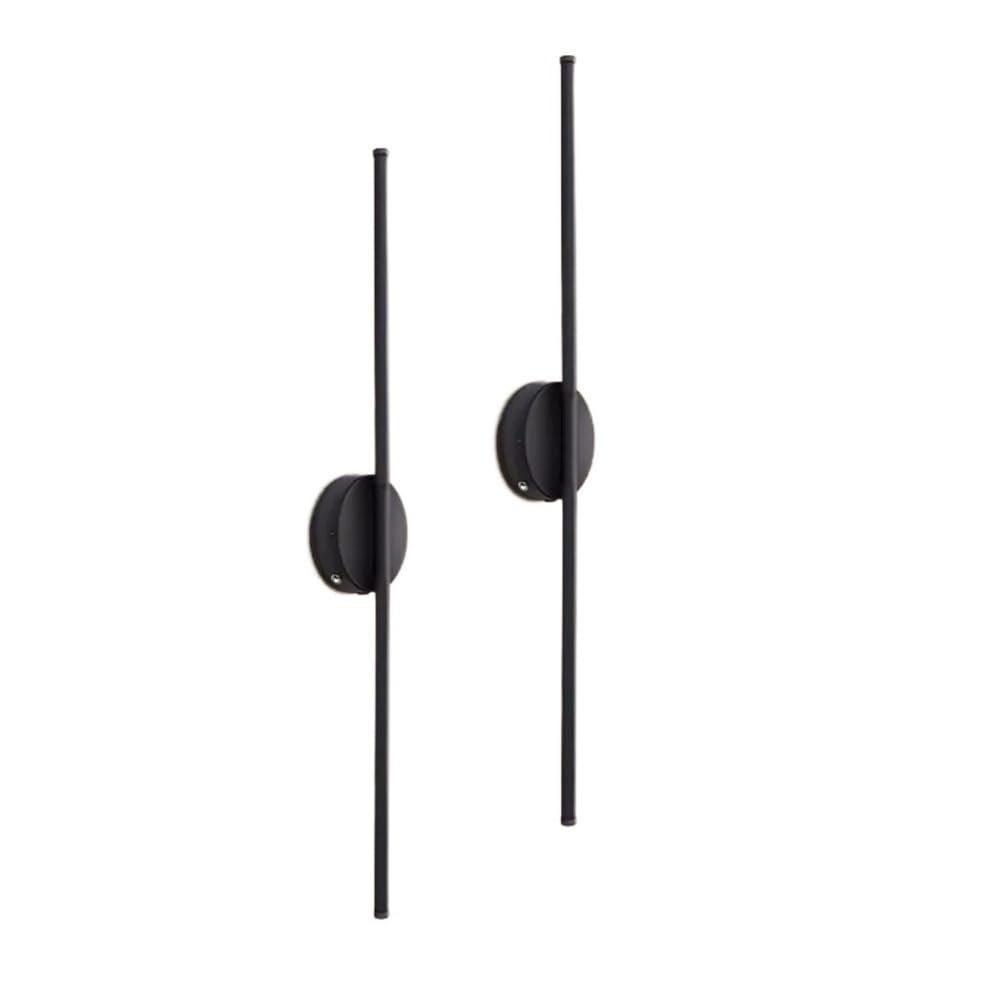 Aplique de pared LED inalámbrico de 80cm para dormitorio moderno con luz regulable