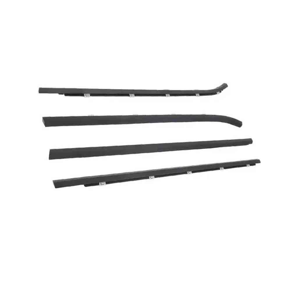 Guarnizione Porta Auto Per Hyundai Per I30 2008-2011 822102l000 4 Pezzi Guarnizione In Gomma Protettiva Per Vetri Esterni Neri Per Finestrini