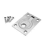 FONGKNOX Edelstahl-Lagerschrank mit Flacher Luke, Bodenlift, Einstiegsgriff, Marine-Yacht-Lagerschrank