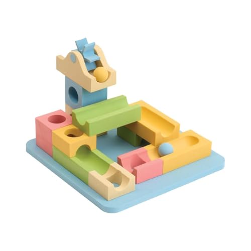Kaplan Early Learning Waterway Block Set - 15 Pieces, STEM Building Activity for Kids - Innovative Marble Run for Sensory Exploration and Architectural Design