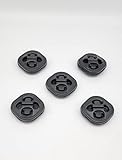 Gesamtmaße: LxBxH 64x60x22mm 5 X Gummihänger Auspuffhalter Auspuffgummi für A100 A6 Avant/Jetta II Polo Classic Coupe