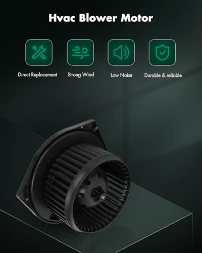 SCITOO HVAC Heater Blower Motor with Fan Cage Front 700314 for Nissan for NV1500,for Nissan for NV2500,for Nissan for NV3500,for Nissan for Titan,for Nissan for Titan XD