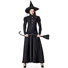 Soyoekbt Women's Wicked Witch Costume for Halloween Cosplay Costume Adult