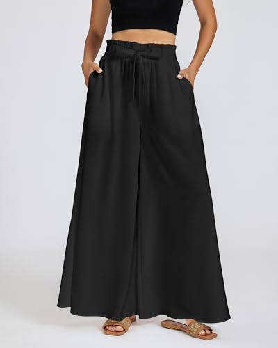 Pantalon palazzo fluide femme pour des tenues de vacances d'été décontractées