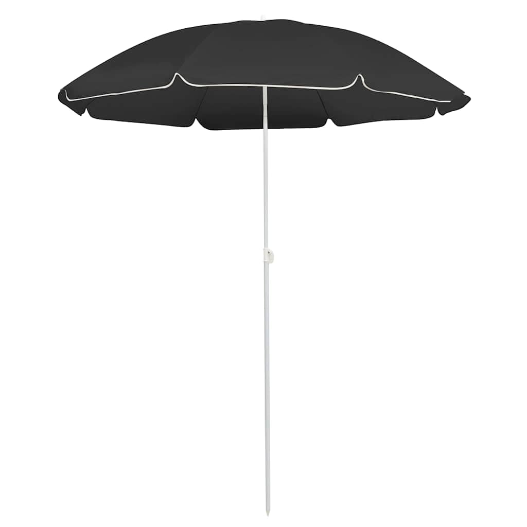 vidaXL Beach Parasol Anthracite 300 cm — image 1